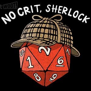 Graphic for No Crit, Sherlock