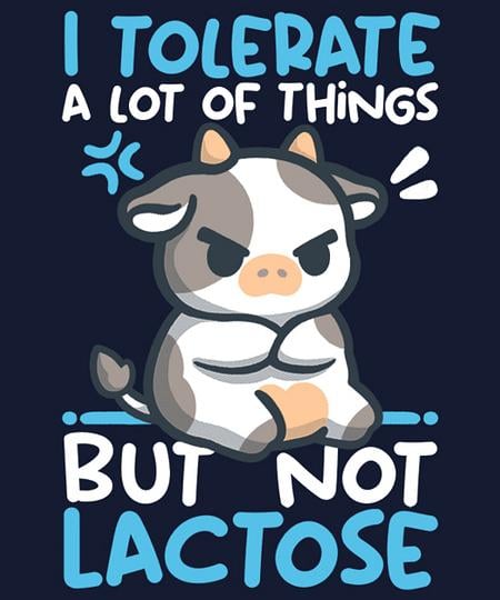 Qwertee: Cow lactose intolerant