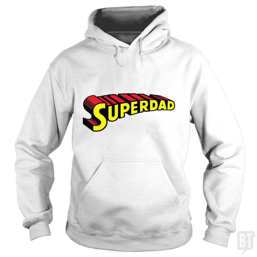 BustedTees: Super Dad Hoodie