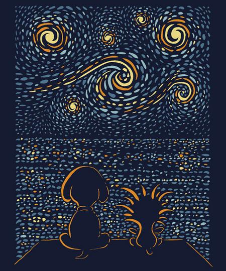 Qwertee: Starry summer night