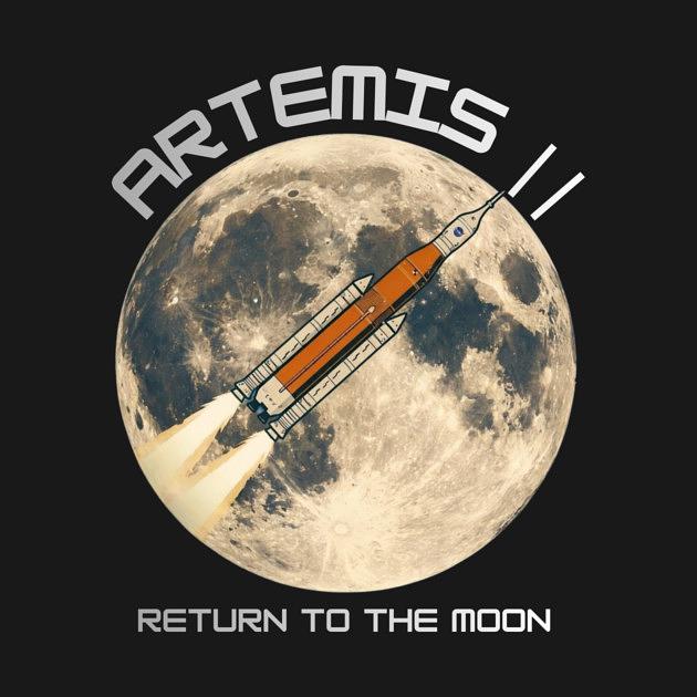 TeePublic: Artemis-moon-mission