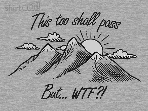 Woot!: This Too Shall Pass but WTF?!