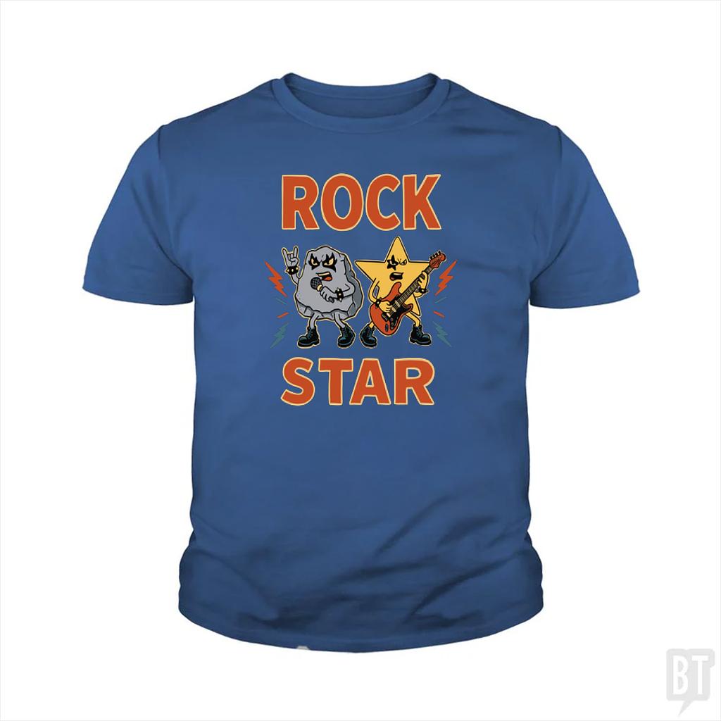 BustedTees: Rock Star Kids Shirt