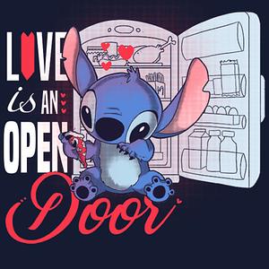 Graphic for Love is an open door
