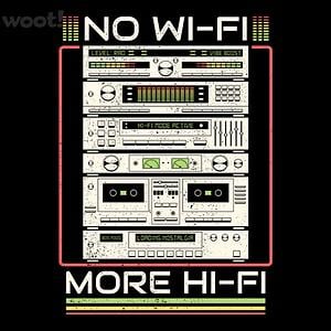 Graphic for No Wi-Fi More Hi-Fi
