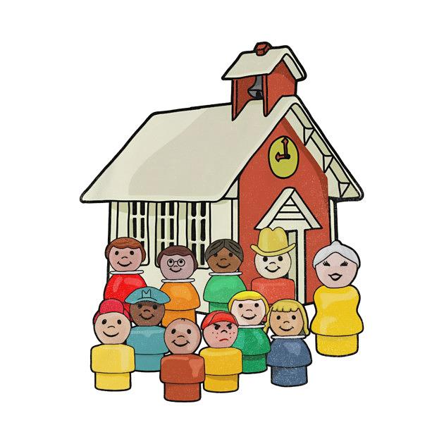 TeePublic: fisher price little people