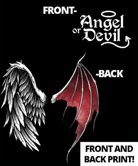 Qwertee: Lucifer wings
