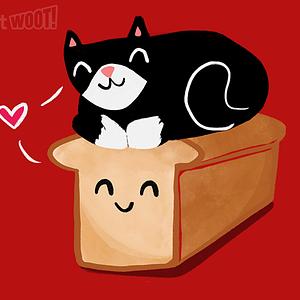 Graphic for Loaf Cat Love