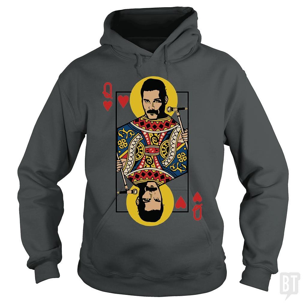 BustedTees: The Baddest Queen Hoodie
