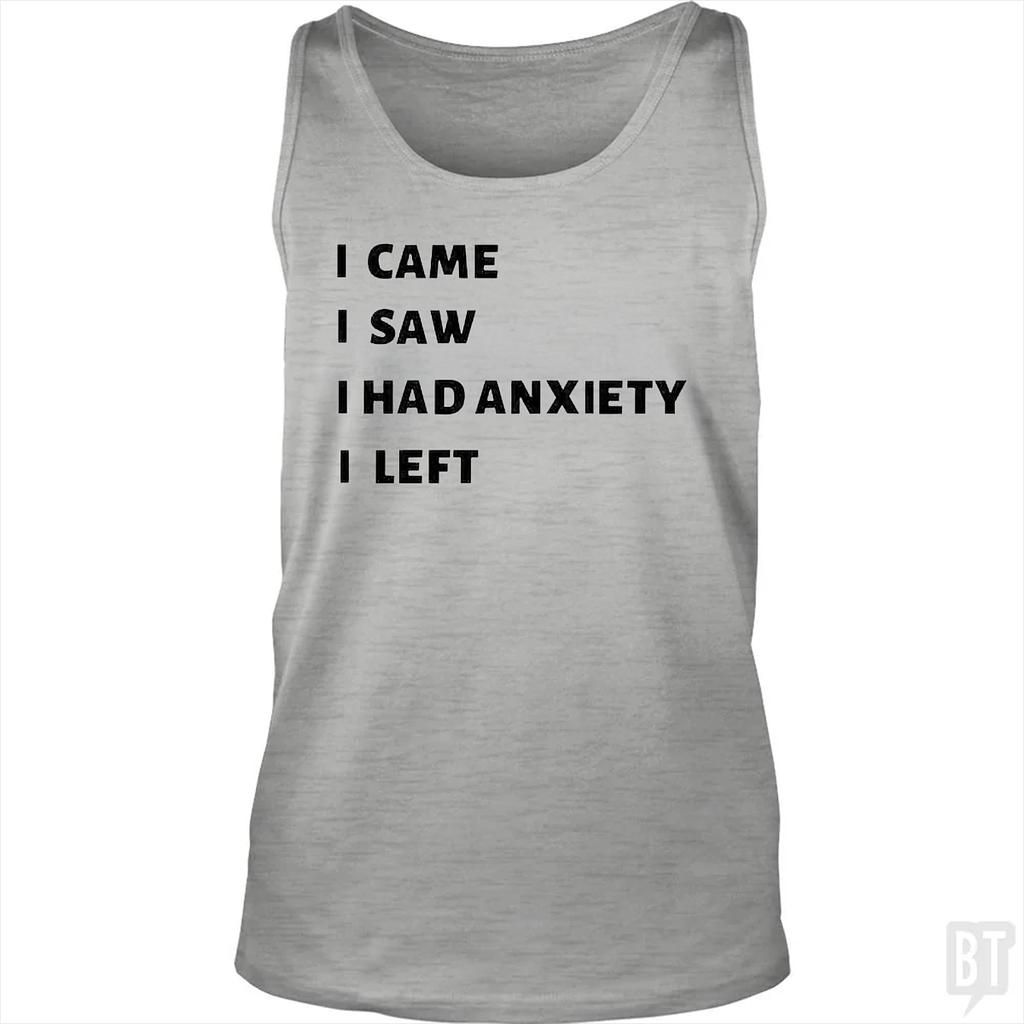 BustedTees: Anxiety Tank Top