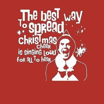 BustedTees: Best Way To Spread Christmas Cheer Is Singing Loud Hoodie