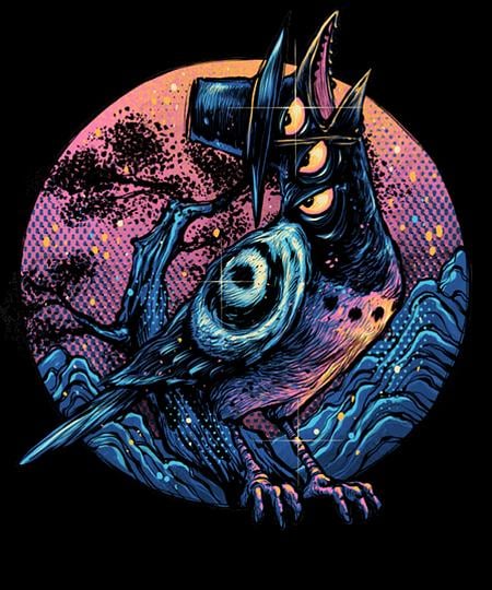 Qwertee: Crow from the underworld
