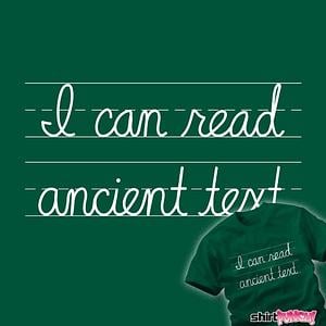 Graphic for Ancient Text