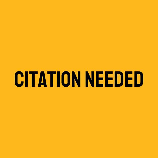 TeePublic: Citation Needed