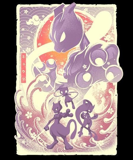 Qwertee: Great Wave Psychic