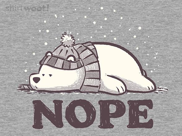 Woot!: Nope, Too Cold for Anything