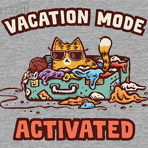 Graphic for Vacation Mode Cat
