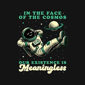 Graphic for Existential Crisis Astronaut