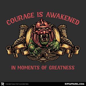 Graphic for Courage is awakened