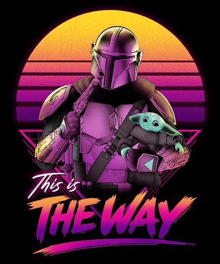 Qwertee: Bounty hunter in Retro