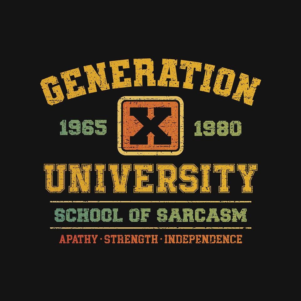 TeeFury: Generation X University