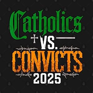Graphic for Classic Catholics vs Convicts 2025