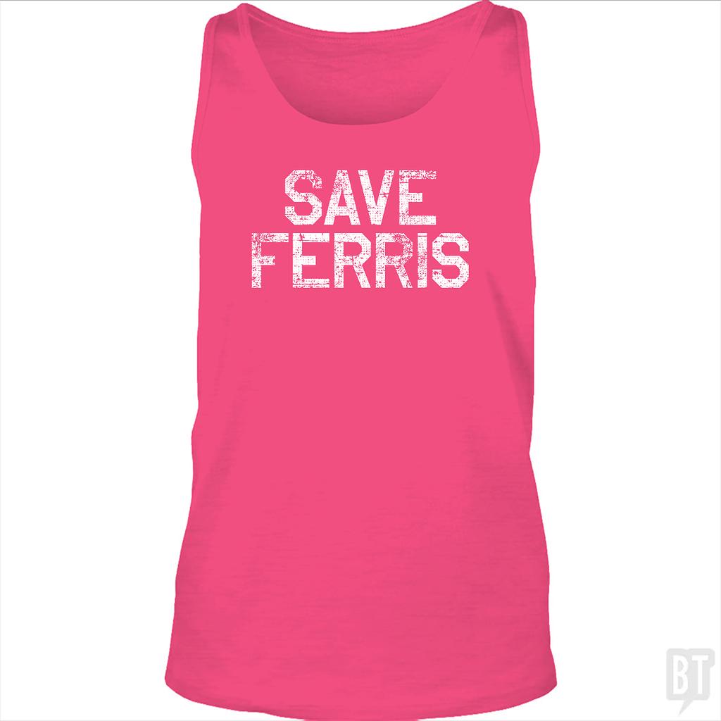 BustedTees: Save Ferris #2 Tank Top