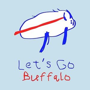 Graphic for Josh Potato Buffalo Drawing