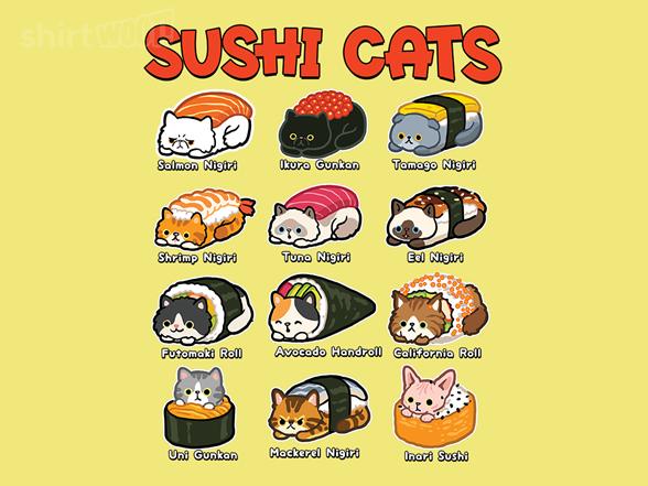Woot!: Types of Sushi Cats