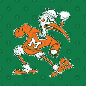 Graphic for Vintage Sebastian Mascot of Univ. of Miami Mascot