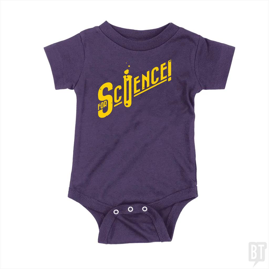 BustedTees: For Science Baby One-Piece