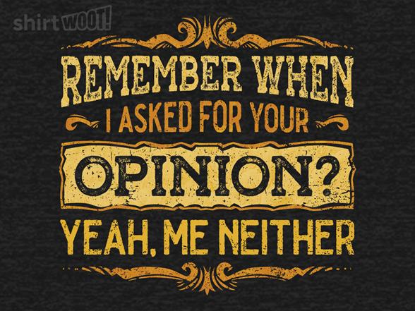 Woot!: Yeah, Me Neither