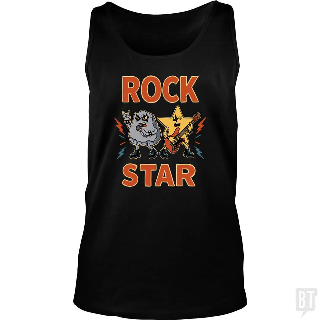 BustedTees: Rock Star Tank Top