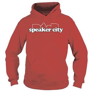 Graphic for Speaker City Hoodie