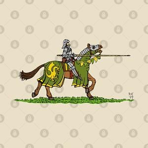Graphic for Charging Medieval Knight