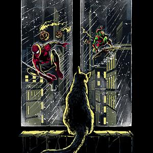 Graphic for Curious Cat: Superheroes