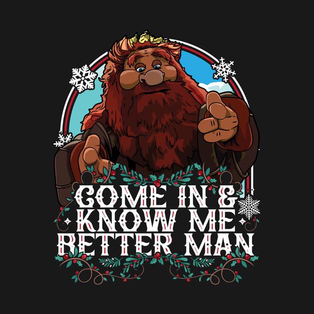 TeePublic: Muppet Christmas Carol - Come In And Know Me Better Man