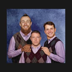 Graphic for Christian McCaffrey George Kittle Brock Prudy Step Brothers Football, San Francisco Football