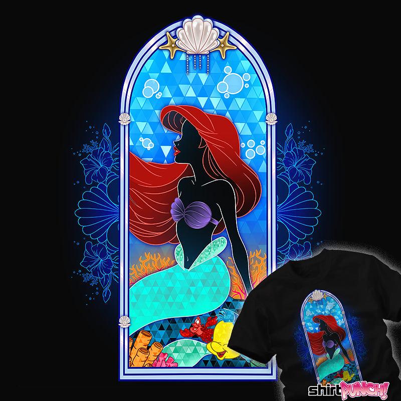 ShirtPunch: Ariel Stained Glass