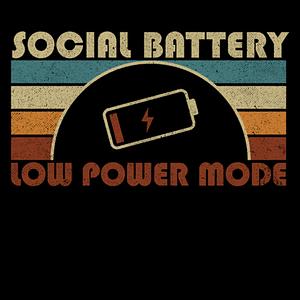 Graphic for Low Social Battery