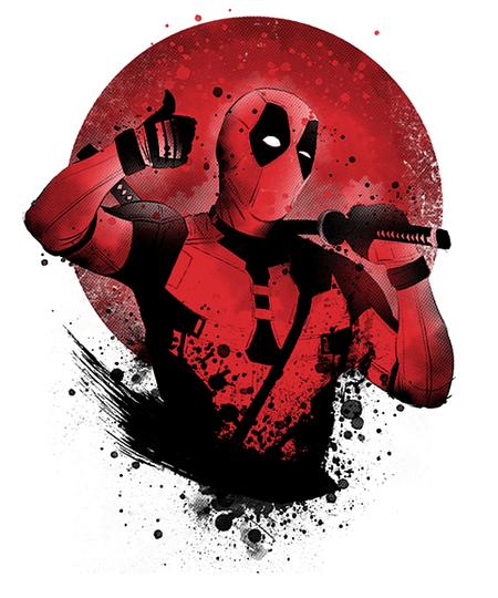 Qwertee: Red Sun Merc