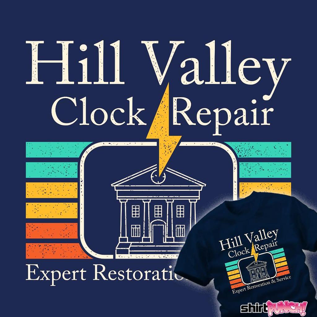 ShirtPunch: Hill Valley Clock Repair