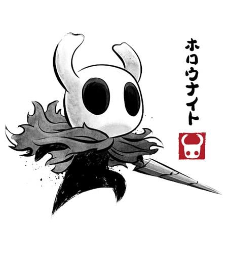Qwertee: Knight sumi-e