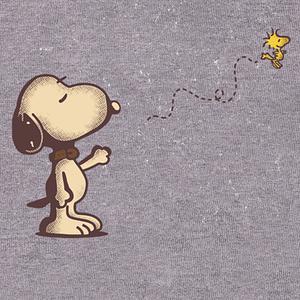 Graphic for dog and bird