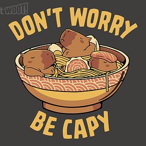Graphic for Don't Worry Be Capy Noods