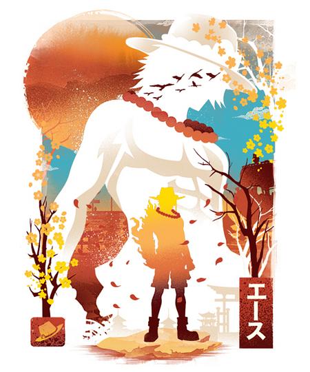 Qwertee: Ukiyo Fire Fist