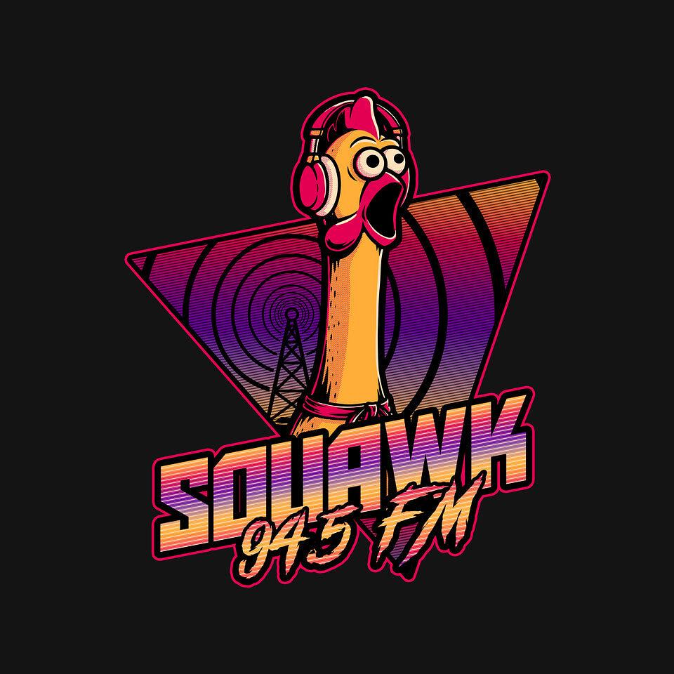 TeeFury: Chicken Vaporwave Radio