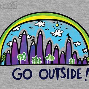 Graphic for Remember to Go Outside!