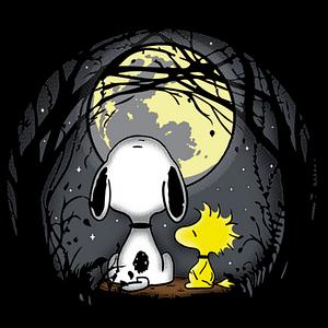 Graphic for snoopy's moon
