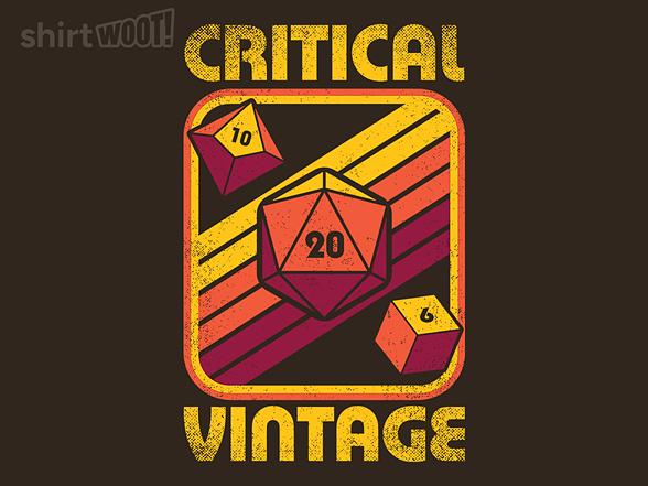 Woot!: RPG Vintage Critical Dice